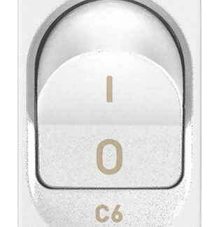 VIW19405.06.B Interruttore MT 1P+N C6 120-230V bianco