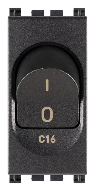 VIW19405.16 Interruttore MT 1P+N C16 120-230V grigio