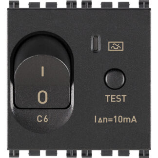 VIW19411.06 Interruttore MTDiff. 1P+N C6 10mA grigio