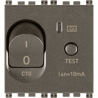 VIW19411.10.M Interruttore MTDiff. 1P+N C10 10mA Metal