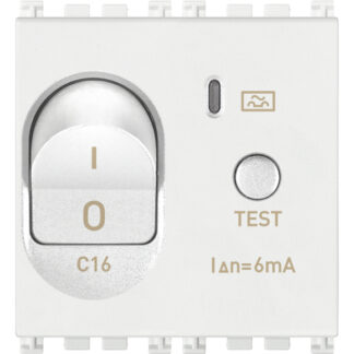VIW19411.16.6.B Interruttore MT Diff.1P+N C16 6mA bianco