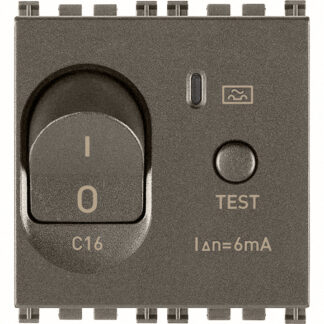 VIW19411.16.6.M Interruttore MT Diff. 1P+N C16 6mA Metal