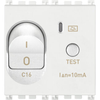 VIW19411.16.B Interruttore MTDiff.1P+N C16 10mA bianco