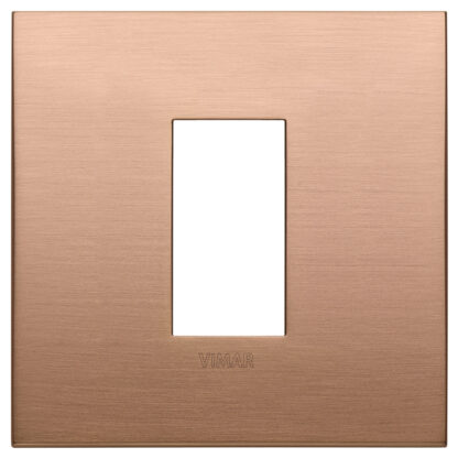 VIW19641.11 Placca Classic 1M rame spazzolato