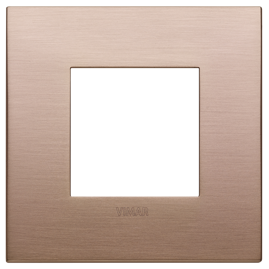 VIW19642.11 Placca Classic 2M rame spazzolato