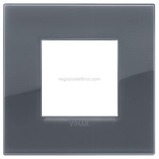 VIW19642.61 Placca Classic 2M Reflex grigio fum