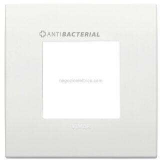 VIW19642.AB.74 Placca Classic 2M antibatterico bianco