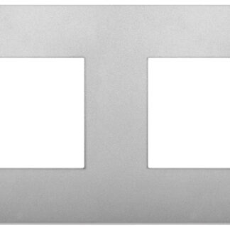 VIW19643.79 Placca 4M (2+2)int71 CL silver matt