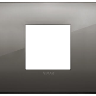 VIW19652.09 Placca Classic 2M centrali cromo nero
