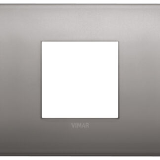 VIW19652.10 Placca Classic 2M centrali nichel nero