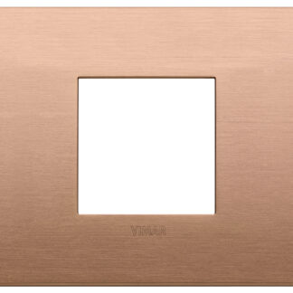 VIW19652.11 Placca Classic 2MC rame spazzolato
