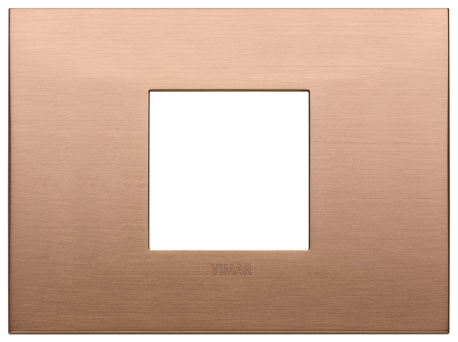 VIW19652.11 Placca Classic 2MC rame spazzolato