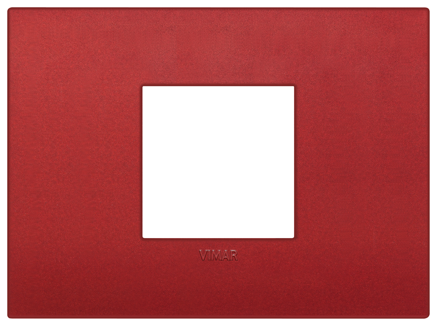 VIW19652.75 Placca Classic 2M centrali rosso matt