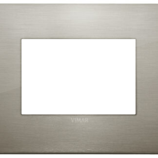 VIW19653.08 Placca Classic 3M acciaio spazzolato