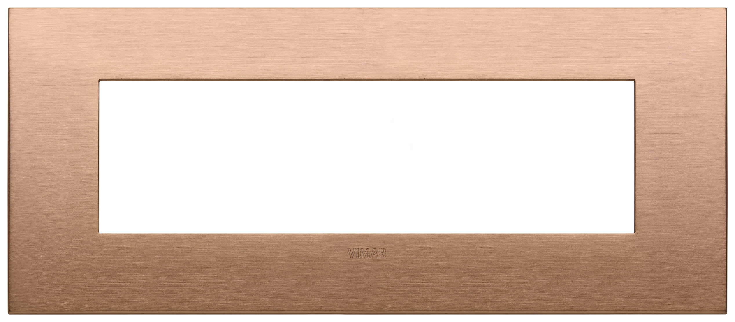 VIW19657.11 Placca Classic 7M rame spazzolato