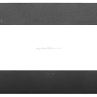 VIW19657.AB.71 Placca Classic 7M antibatterico nero