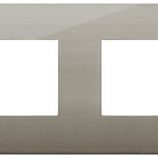 VIW19669.08 Placca 8M (2+2+2+2)int71 CL acciaio spaz