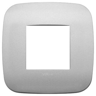 VIW19672.23 Placca Round 2M argento matt