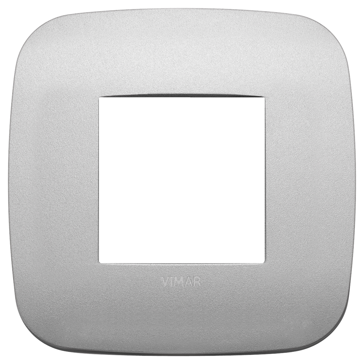 VIW19672.23 Placca Round 2M argento matt