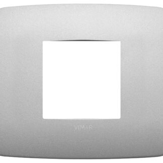 VIW19682.23 Placca Round 2M centrali argento matt