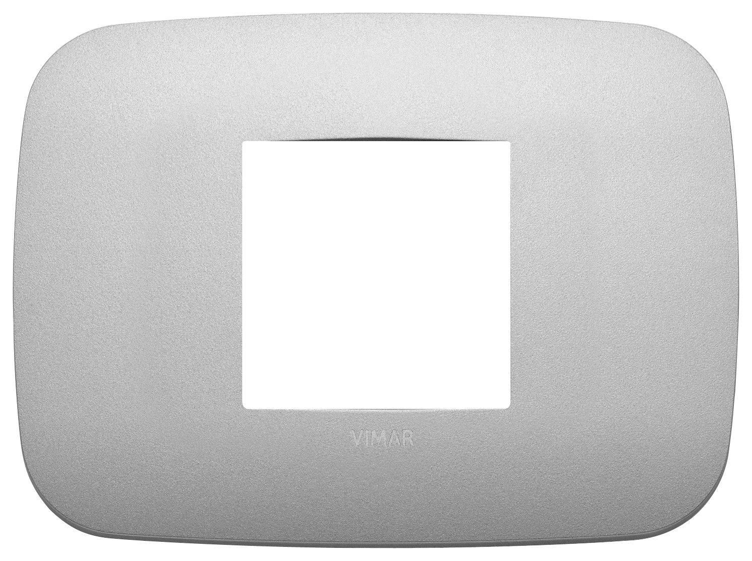 VIW19682.23 Placca Round 2M centrali argento matt