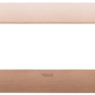 VIW19687.11 Placca Round 7M rame spazzolato