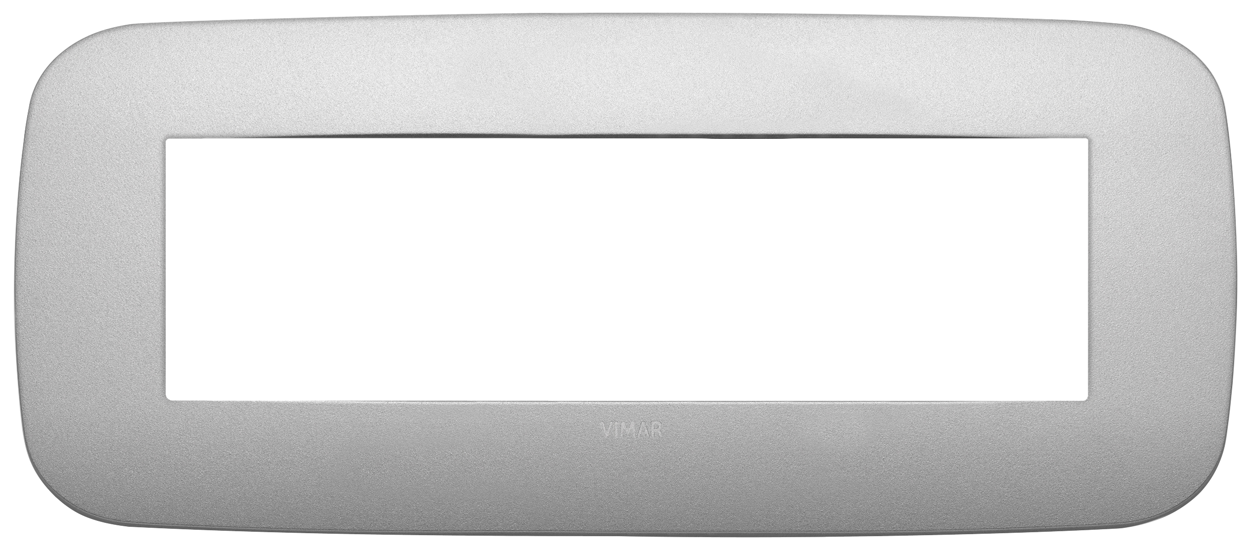 VIW19687.23 Placca Round 7M argento matt