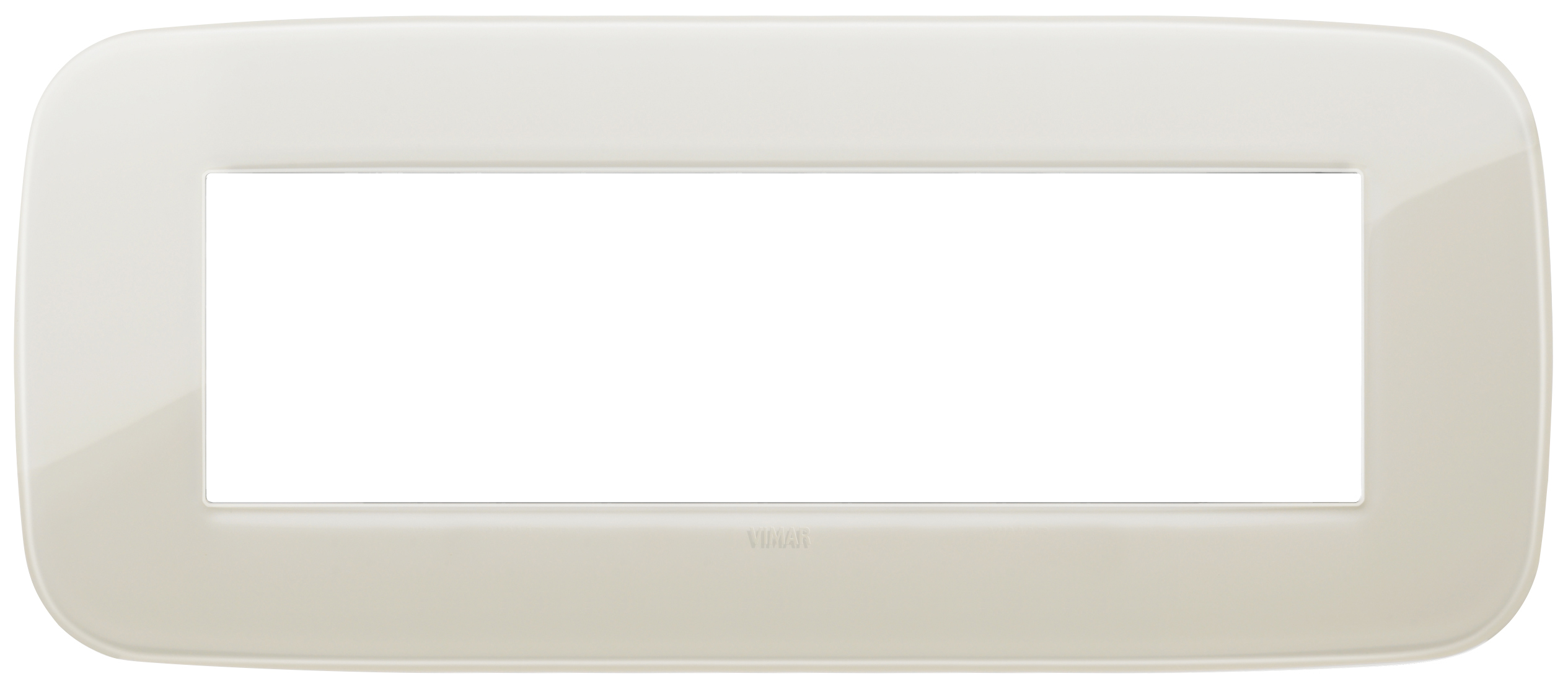 VIW19687.67 Placca Round 7M Reflex avorio