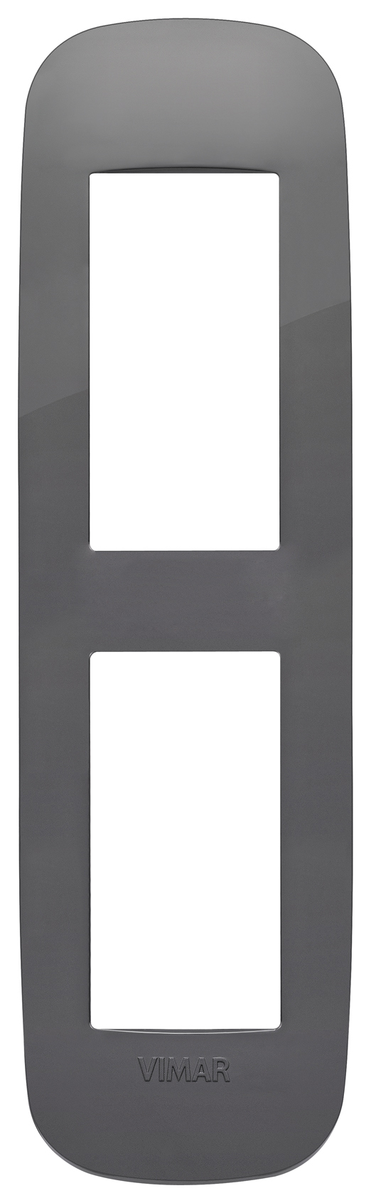 VIW19697.82 Placca Round 2MP grigio