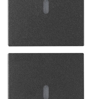 VIW19751 Due mezzi tasti 1M neutro pers. grigio