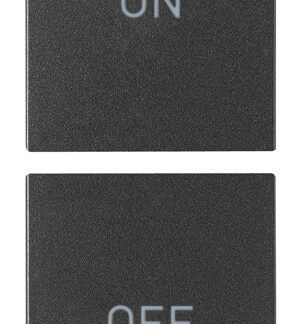 VIW19751.1 Due mezzi tasti 1M simboli ON/OFF grigio