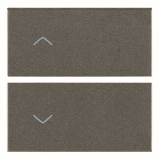 VIW19752.2.M Due mezzi tasti 2M simboli frecce Metal