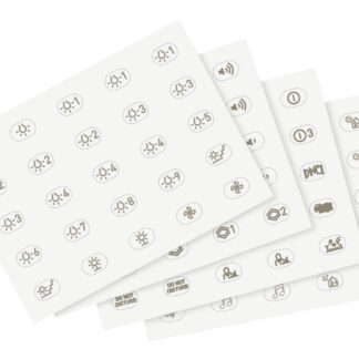 VIW19847.B Foglio etichette sim illuminabili bianco