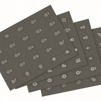 VIW19847.M Foglio etichette sim illuminabili Metal