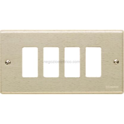 BTI504/4 magic - placca con viti a 4 posti oxidal