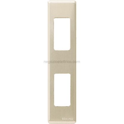 BTI5367/2X magic - placca verticale a 2 posti oxidal