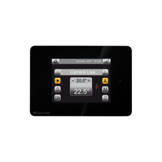 COE20003001 mini touch 3.5" vers. cronotermostato, nero