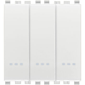 VIW20003.B Tre interruttori 1P 20AX bianco