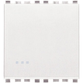 VIW20008.2.B Pulsante 1P NO 10A 2M bianco