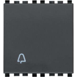 VIW20008.2.C Pulsante 1P NO 10A campanello 2M grigio