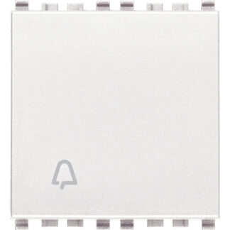 VIW20008.2.C.B Pulsante 1P NO 10A campanello 2M bianco