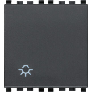 VIW20008.2.L Pulsante 1P NO 10A luce 2M grigio
