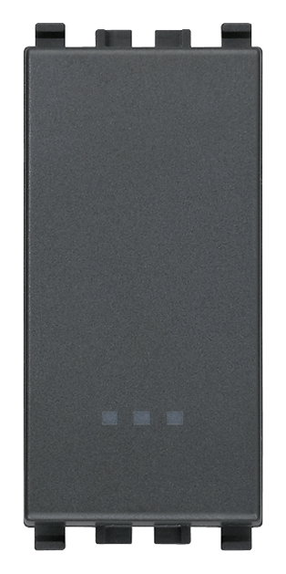 VIW20010 Pulsante 1P NC 10A grigio