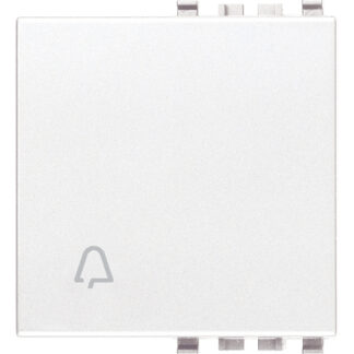 VIW20022.C.B Tasto 2M simbolo campanello bianco