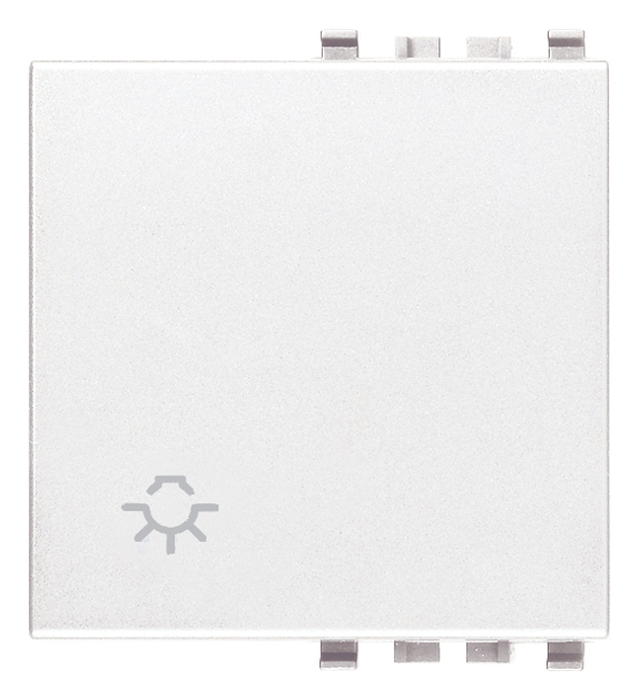 VIW20022.L.B Tasto 2M simbolo luce bianco