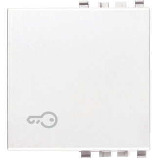 VIW20022.P.B Tasto 2M simbolo chiave bianco