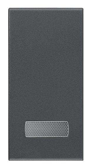 VIW20026 Tasto 1M con diffusore grigio