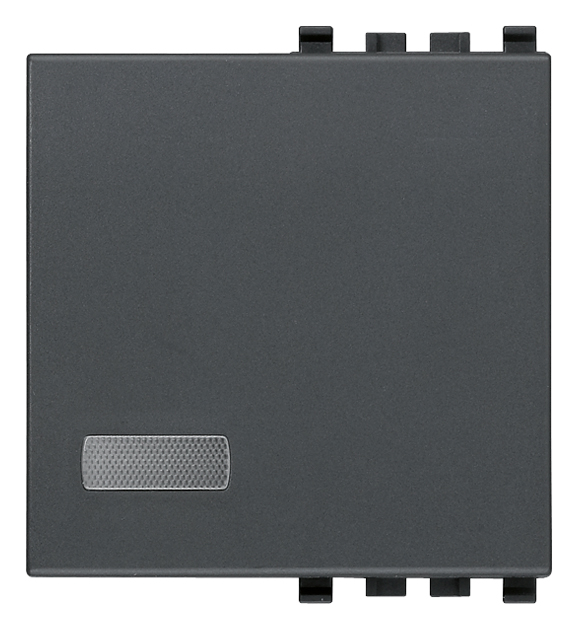 VIW20027 Tasto 2M con diffusore grigio