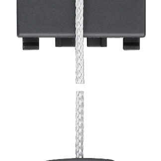 VIW20052 Pulsante 1P NO 10A tirante grigio