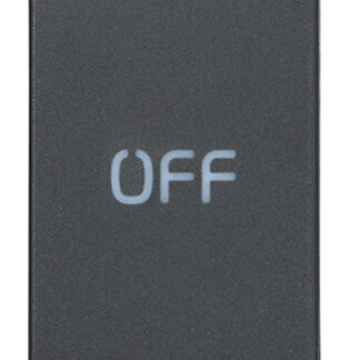 VIW20056.33 Pulsante 1P NO+NC 10A simbolo OFF grigio